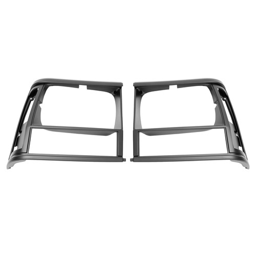 Black headlight door bezel - black,